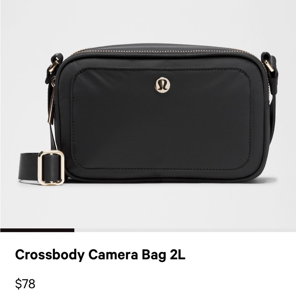 lululemon athletica Black Crossbody Camera Bag